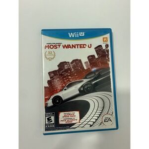 EA Need for Speed Most Wanted U Nintendo Wii U Blue Good Ultimate Speed Pack